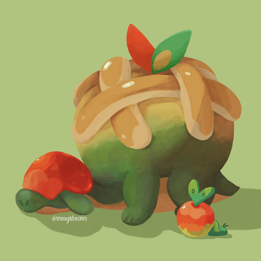 Appletun, Digital Painting, 2024