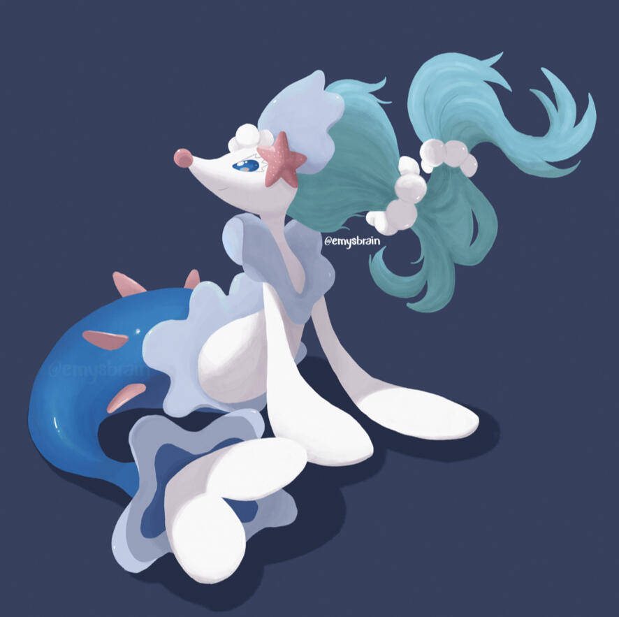 Primarina, Digital Painting, 2024