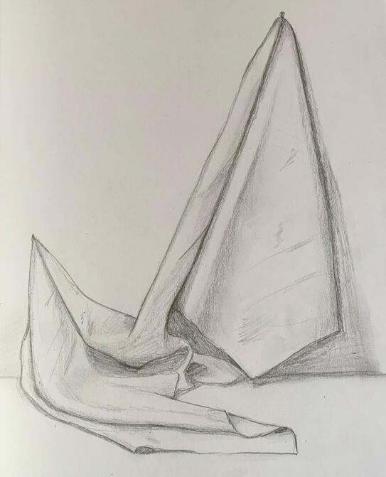 Untitled, Graphite on paper, 2023