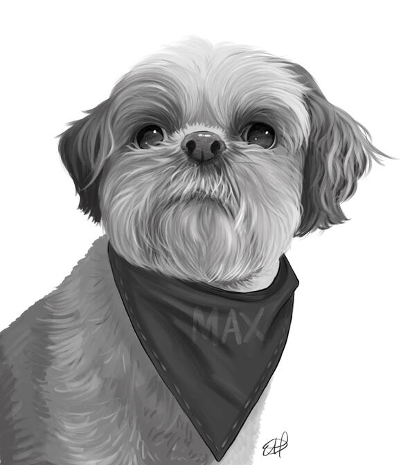 Max, Digital drawing, 2023