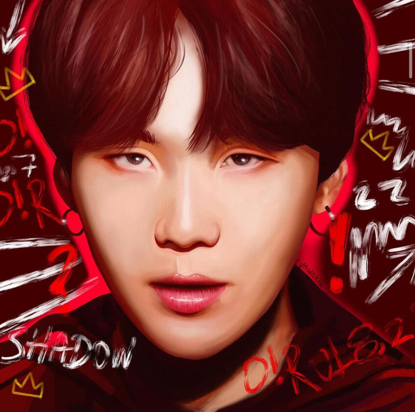 Shadow, digital portrait, 2020